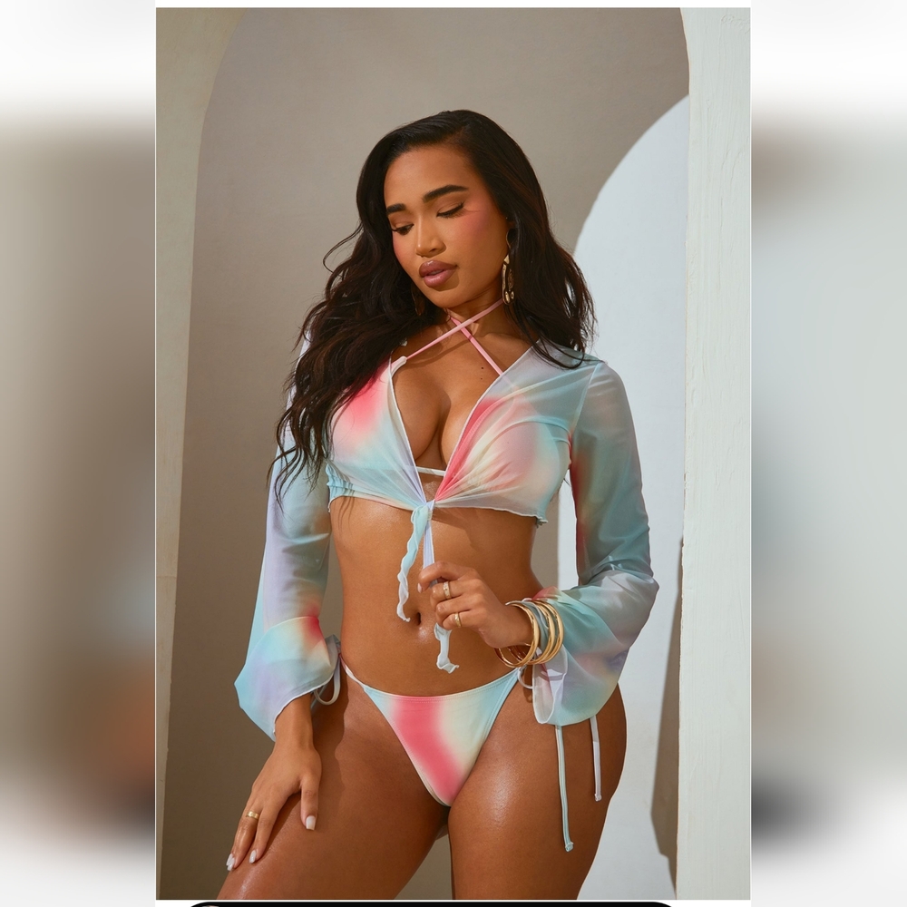 New! 3 piece Bikini Set Large
